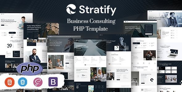 Stratify - Business Consulting PHP Template listing image