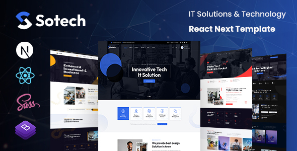 Sotech - Technology & IT Solutions React Next Template