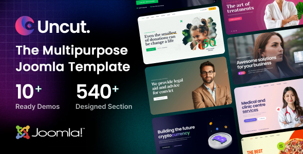 Uncut - The Multipurpose Joomla 6 Template