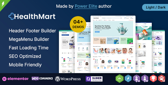 HealthMart - Pharmacy and Medical Store Healthy WordPress Theme