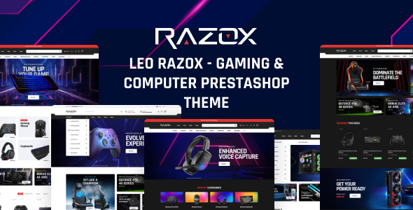 Leo Razox Elementor - Computer & Game Gears Prestashop Theme listing image