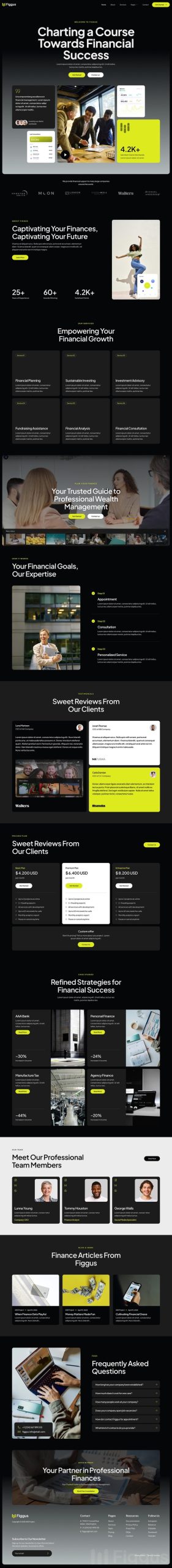 Figgus - Finance & Investment Elementor Template Kit