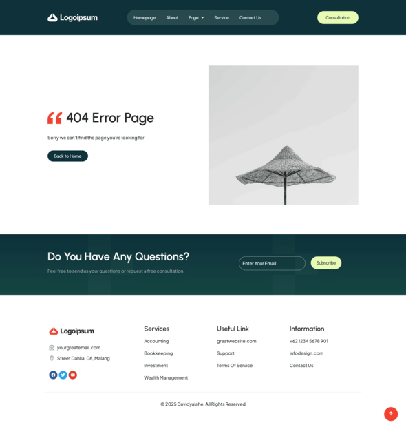 Credence - Modern & Professional Finance Consulting Template Kits