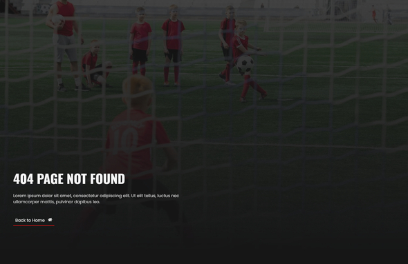 Ballademy - Football Team & Sports Club Elementor Template Kit
