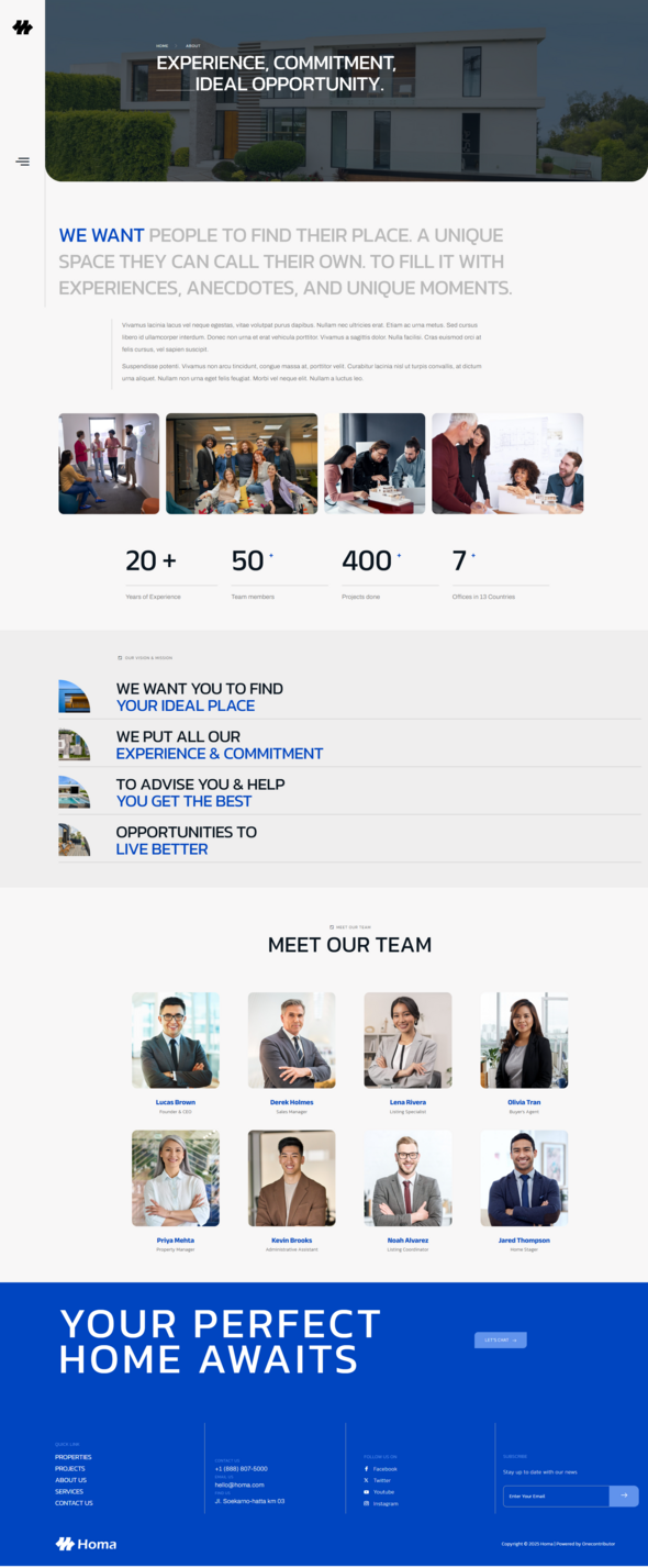 Homa - Real Estate & Property Elementor Pro Template Kit