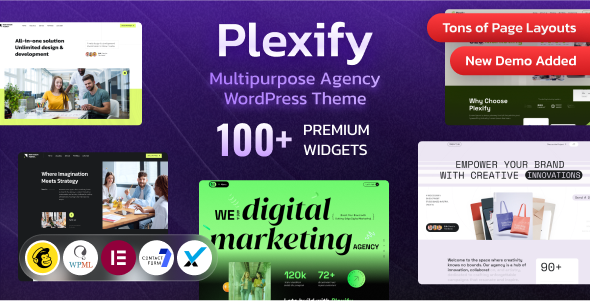 Plexify | Creative Agency WordPress Theme