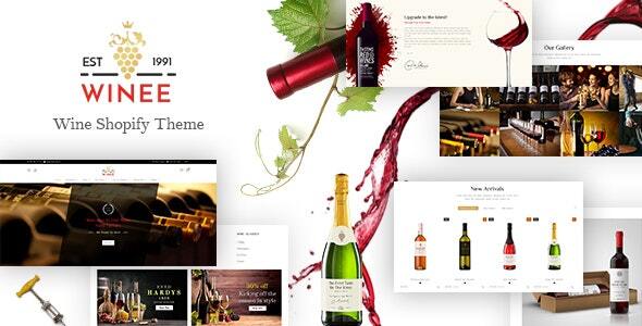 Preview image for Winee - Wine Shop, Winery Farm Shopify Theme