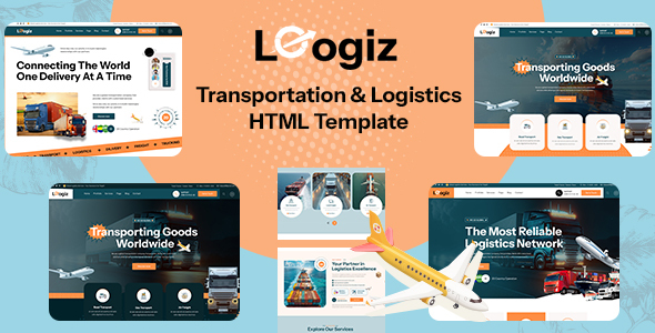 Logiz - Transportation & Logistics HTML Template