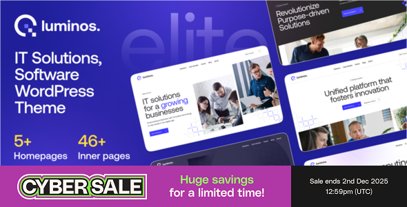 Luminos - IT Solutions & Technology WordPress Theme
