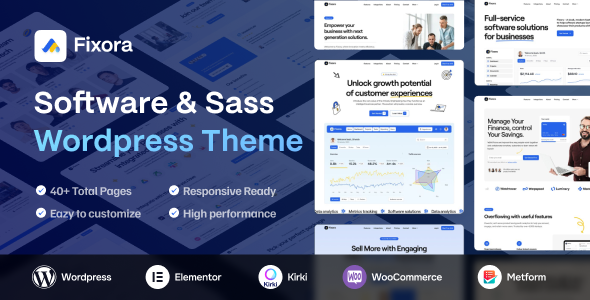 Fixora - SaaS & Startup WordPress Theme