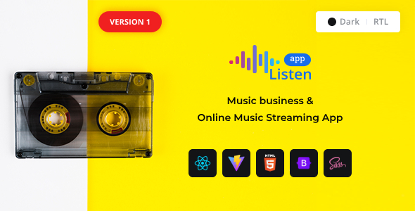 Listen - React Music Streaming App