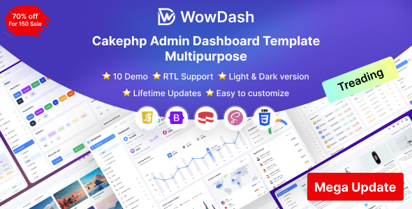 WowDash - Tailwind CSS - Multipurpose Admin Dashboard CakePHP Template