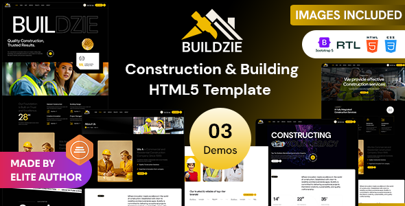 Buildzie - Construction HTML5 Template