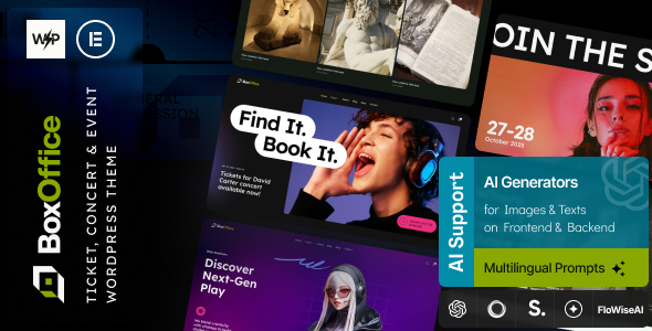 BoxOffice - Ticket, Concert & Event WordPress Theme