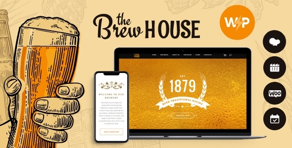 BrewHouse | Brewery / Pub / Restaurant WordPress Theme
