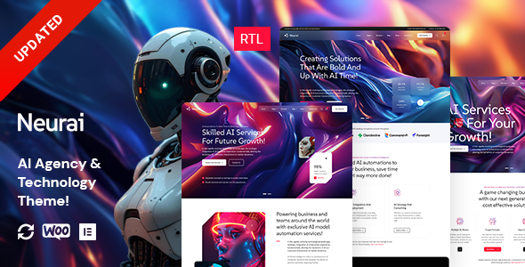 Neurai - AI Agency & Technology WordPress Theme