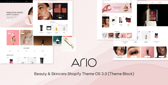 Ario – Beauty and Skincare Shopify Theme with AI (Theme Block)