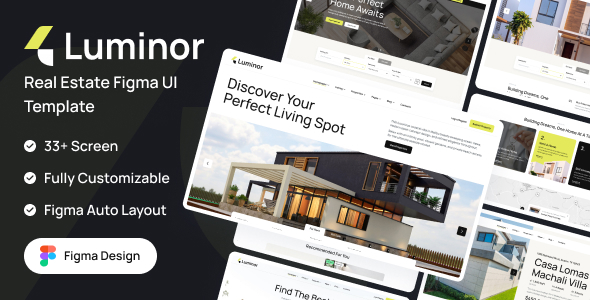 Luminor - Real Estate Figma Template