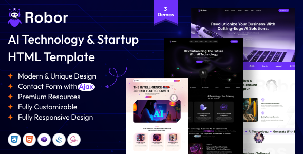 Robor – AI and Automation Integration HTML Template