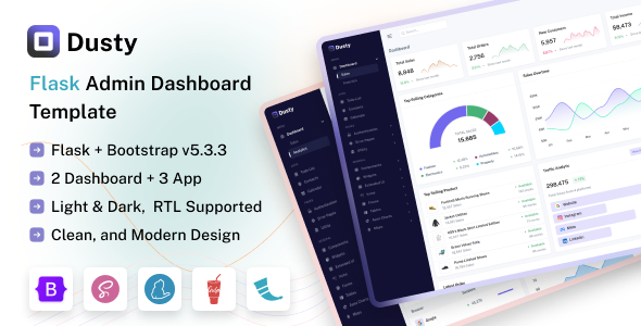 Dusty - Flask Admin & Dashboard Template