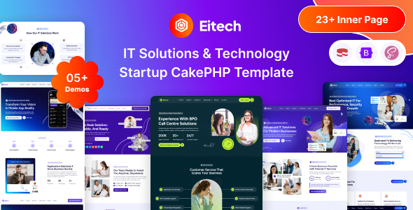 Eitech - IT Solutions & Technology Startup CakePHP Template