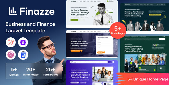 Finazze - Business and Finance Laravel Template