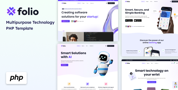 Folio - Multipurpose Technology  PHP Template