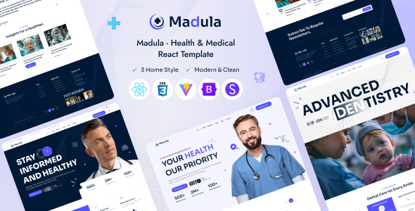 Madula - Health & Medical React Template