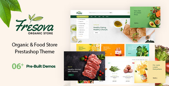 Fresova  Elementor - Organic & Food Prestashop Store