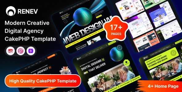 Renev - Modern Creative Digital Agency CakePHP Template