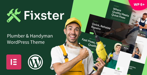 Fixster - Plumber & Handyman WordPress Theme