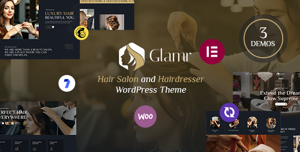 Glamr - Hair Salon & Hairdresser WordPress Theme
