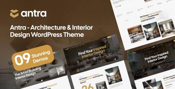 Antra - Architecture & Interior Design WordPress Theme