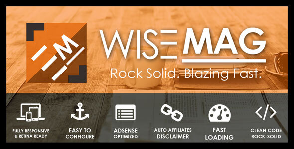 Wise Mag | AdSense Optimized Magazine WordPress Theme