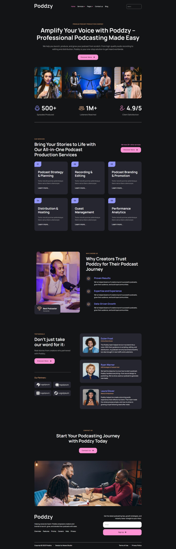 Podzzy - Podcast and Video Streaming Elementor Kit