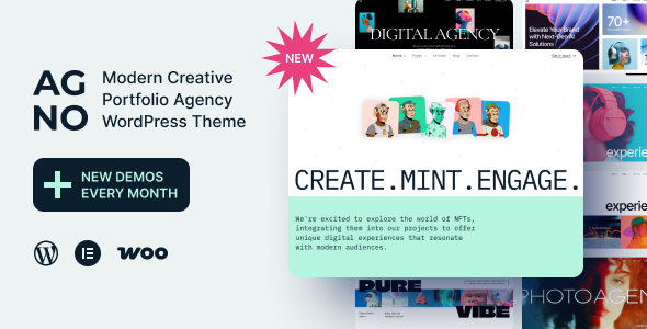 Agno - Creative Portfolio Agency WordPress Theme