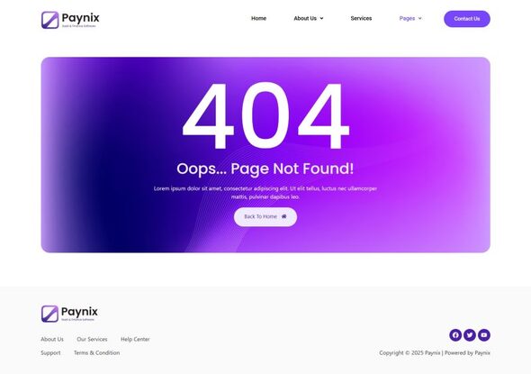 Paynix - SaaS & Finance Services Elementor Template Kit