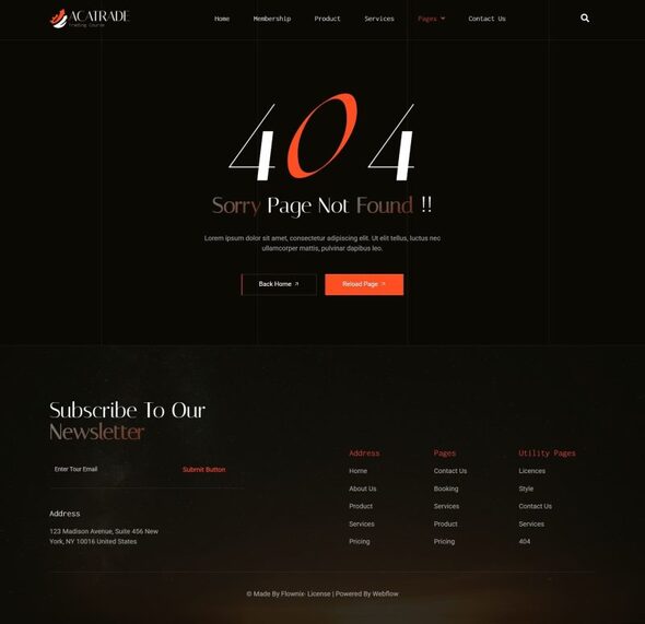 Acatrade - Online Trading Course Elementor Template Kit