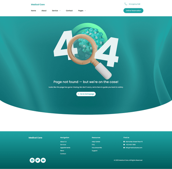 Meditern - Medical Elementor Template Kit