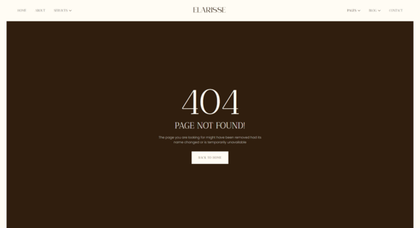 Elarisse - Wedding Photography Elementor Template Kit