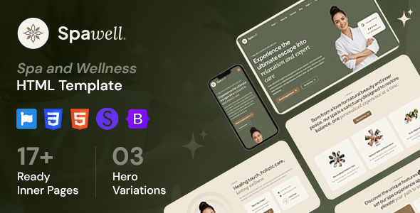 Spawell - Spa & Wellness Center HTML Template