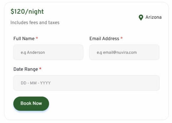 Nuvira - Eco-Friendly Cabin Rental & Adventure Elementor Template Kit