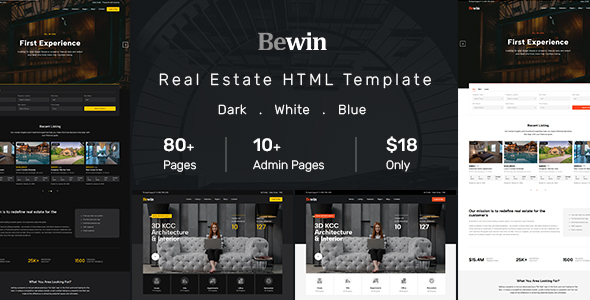 Bewin - Real Estate HTML Template