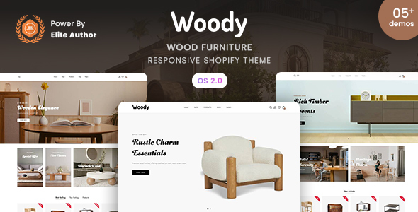 Woody - Wood Furniture Shopify 2.0 Theme