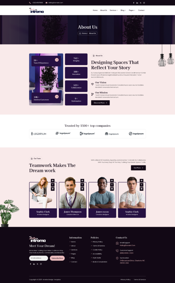 Preview image for Introma - Interior Design & Architecture Elementor Template Kit