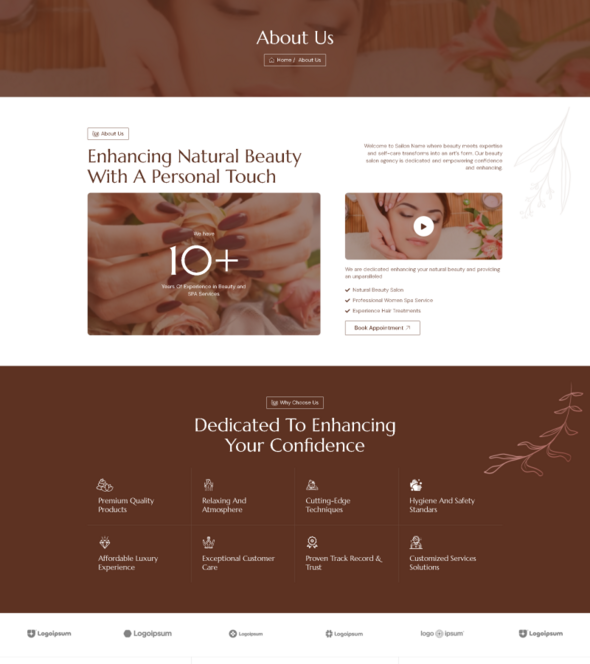 Seilon - Spa & Beauty Salon Elementor Template Kit