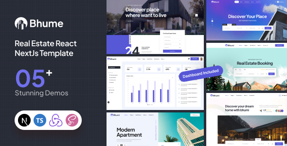 Bhume - Real Estate React NextJs Template