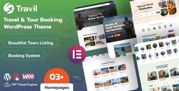 Travil – Travel & Tour Booking WordPress Theme