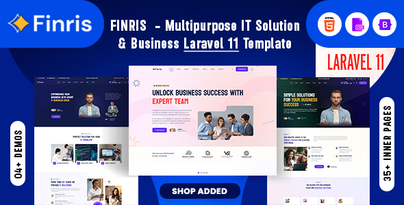 Finris - Multipurpose IT Solution & Business Laravel Template
