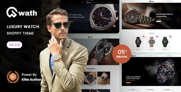 Gwath - Luxury Watch Store Shopify 2.0 Theme